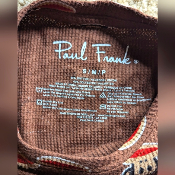 Paul Frank Brown Long Sleeve Top - Picture 2 of 3